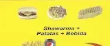 1 - Shawarma + Patatas + Bebida