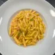 Penne con salmón